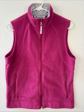 Columbia Women's Pink Fleece Vest